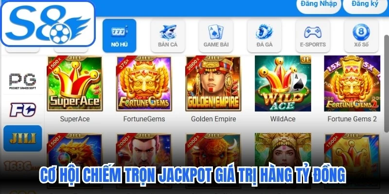 Cơ hội chiếm trọn Jackpot giá trị hàng tỷ đồng khi may mắn